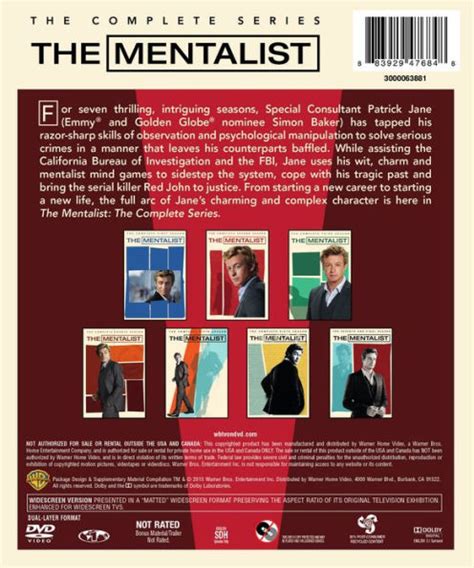 The Mentalist: The Complete Series .